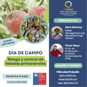 Día de campo Riesgo y control de heladas primaverales