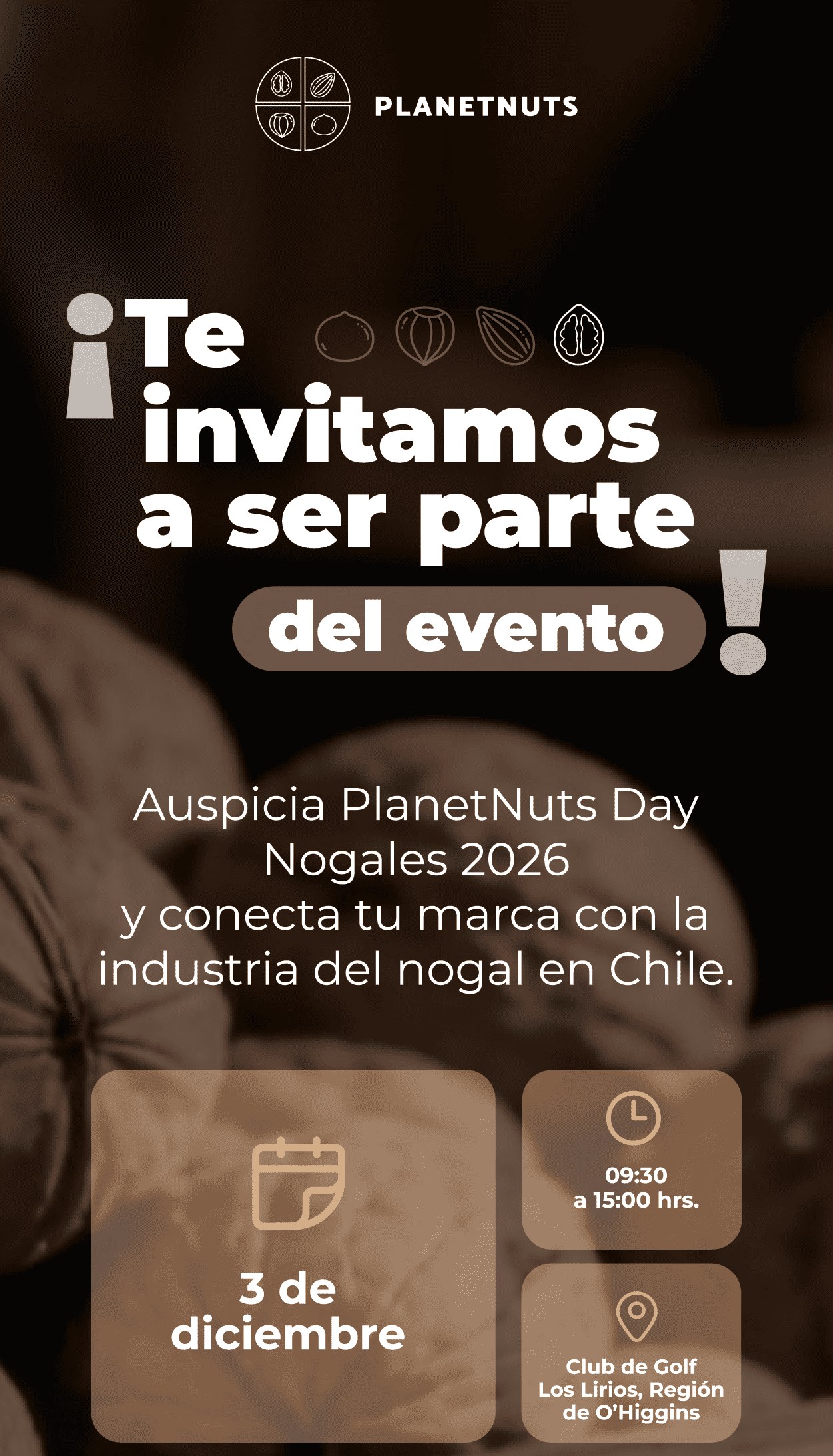 Te invitamos a ser parte del PlanetNuts Day de Nogales